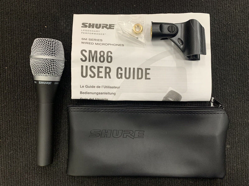Shure SM86 Handheld Vocal Condenser Microphone Mic SM-86 SM 86