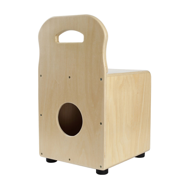 Stagg Basswood kid's cajón with EasyGo backrest, purple front board