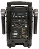 PAV8 portable PA set + 2 UHF mics, CD/DVD, USB/SD & Bluetooth