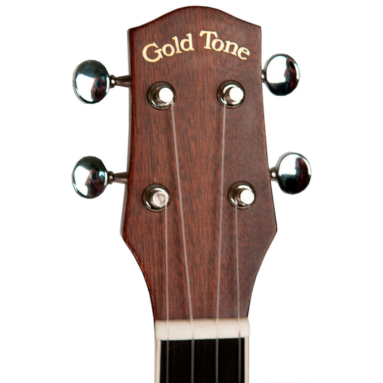 Gold Tone Tenor-scale metal body resonator ukulele with bag