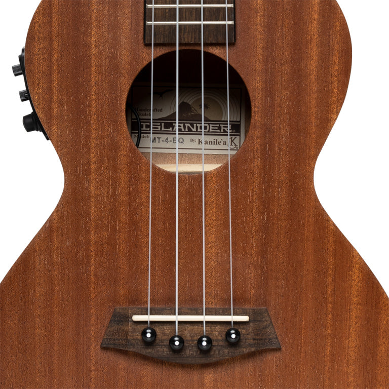Islander Electro-acoustic traditional tenor ukulele with mahogany top