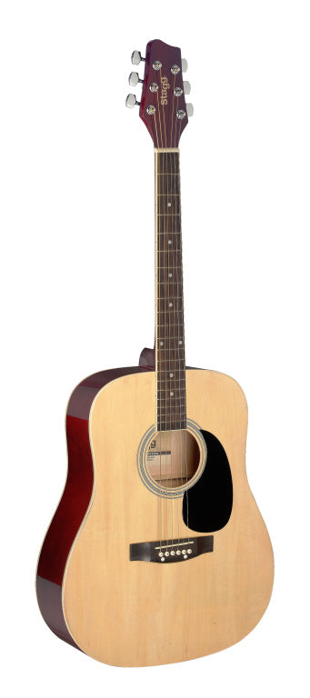 Stagg 1/2 natural dreadnought acoustic guitar with basswood top
