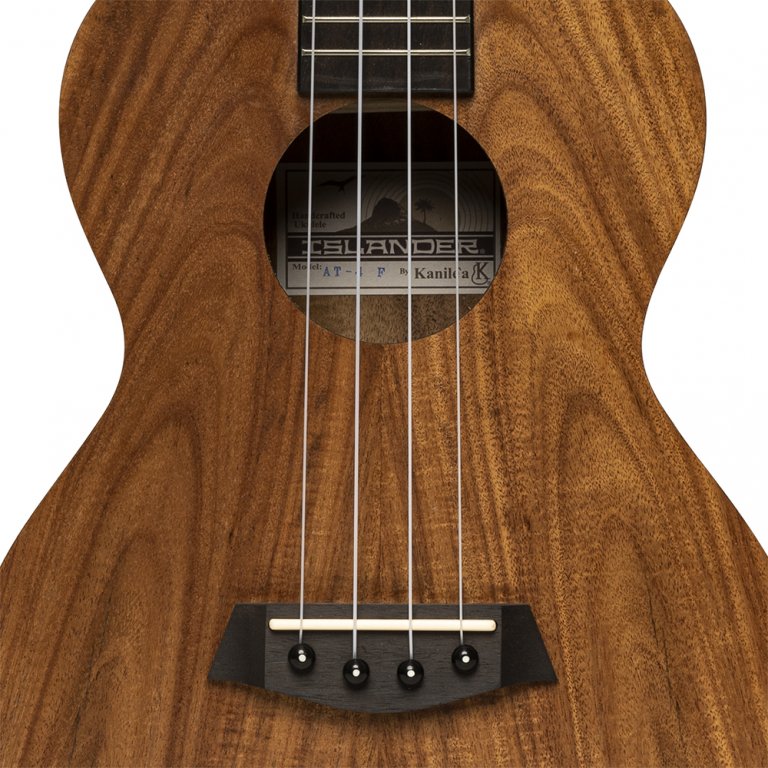 Islander Traditional tenor ukulele with flamed acacia top