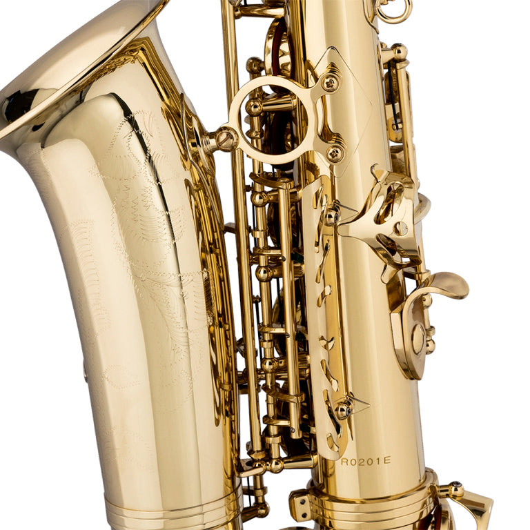 Stagg Eb Alto Saxophone, in form case - clear lacquered