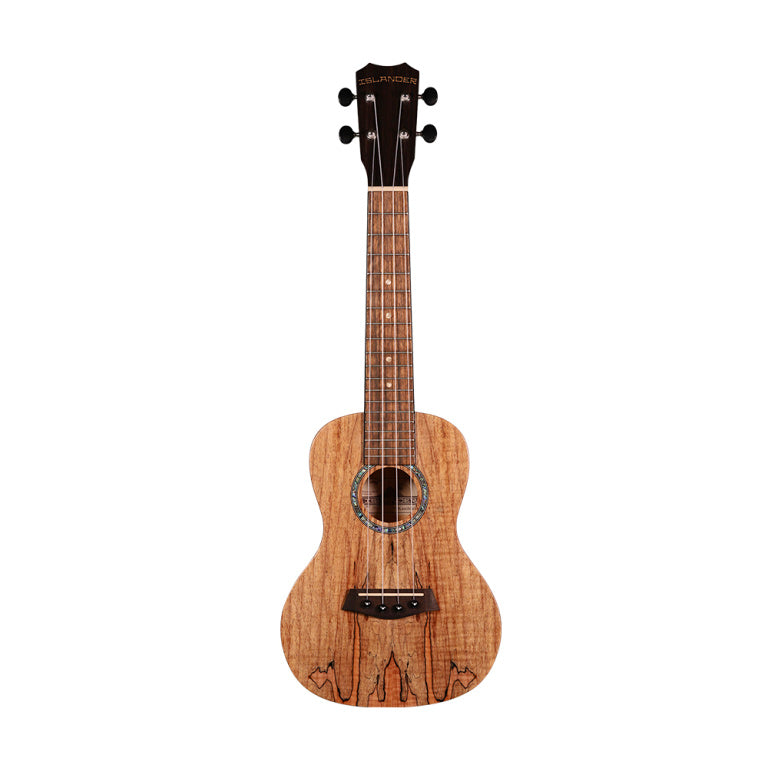 Islander Traditional concert ukulele with spalted maple top