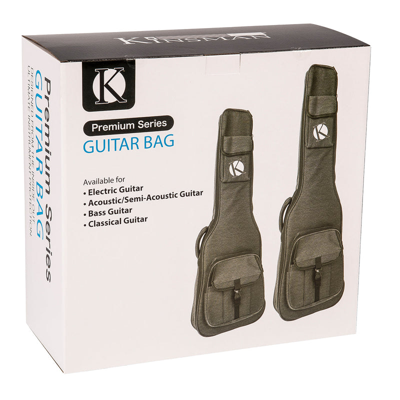 Kinsman Premium Series Canvas Guitar Bag ~ Bass