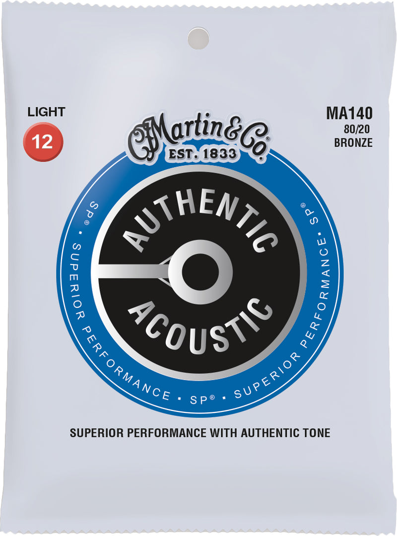 Martin MA140 Authentic Acoustic - SP - 80/20 Bronze Light (12-54)