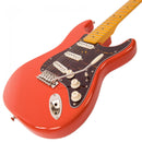 Vintage V6M Reissued Electric Guitar ~ Firenza Red