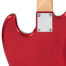 Vintage VJ74 Reissued Bass Guitar ~ Candy Apple Red