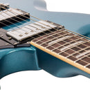 Vintage VS6 Reissued ~ Vibrola Tailpiece ~ Gun Hill Blue