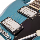 Vintage VS6 Reissued ~ Vibrola Tailpiece ~ Gun Hill Blue