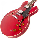 Vintage VSA500 Reissued 12-String Semi Acoustic Guitar ~ Cherry Red