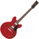 Vintage VSA500 Reissued 12-String Semi Acoustic Guitar ~ Cherry Red