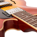 Vintage VSA500 Reissued Semi Acoustic Guitar ~ Honeyburst