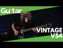 Vintage VS4 Reissued Bass Guitar ~ Cherry Red