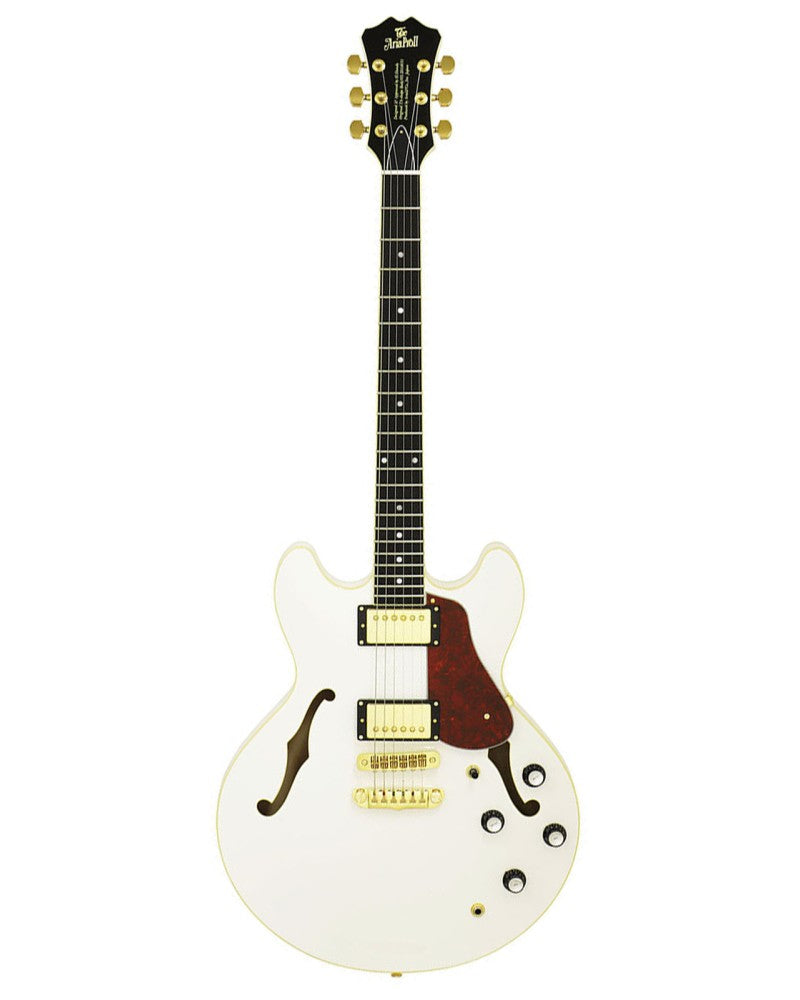 Aria Semi-Acoustic Guitar - TA Tonic - White