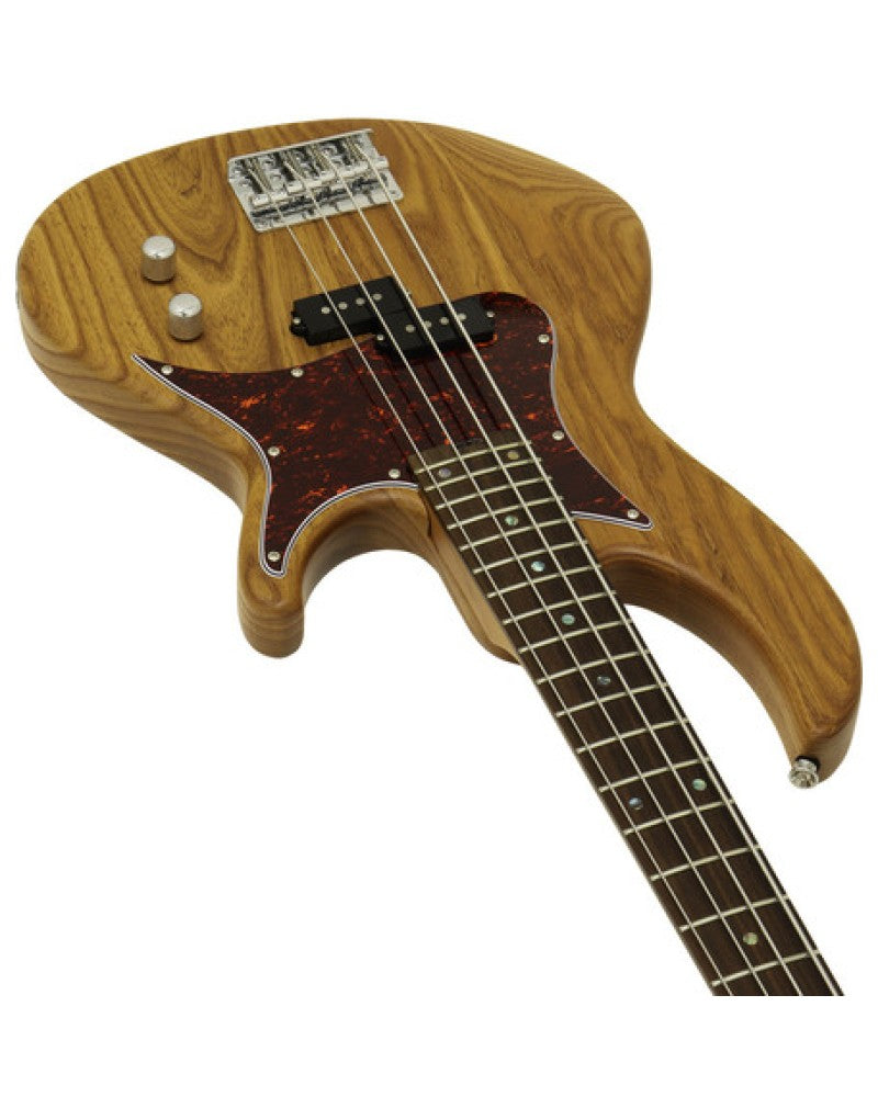 Aria Bass Guitar - 313 DR Detroit - Open-Pore Natural