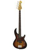 Aria Bass Guitar - 313 DR Detroit - Open-Pore Sunburst