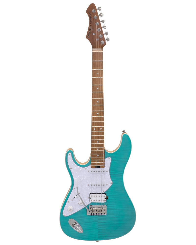 Aria Electric Guitar - 714 MK2  Left Handed - Turquoise Blue