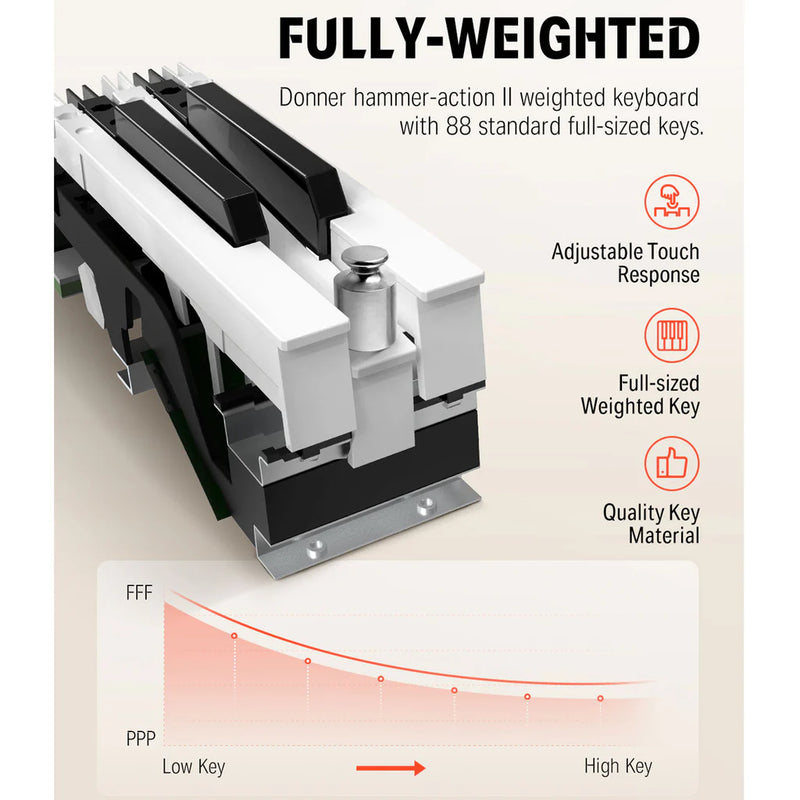 Donner DDP80 ~ Digital Piano ~ Natural