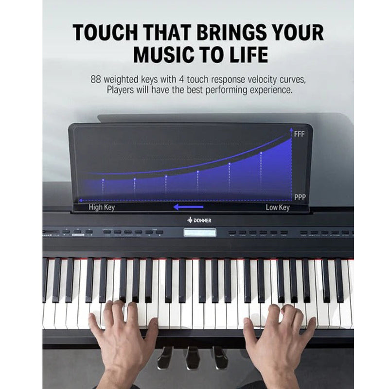 Donner DEP20 88 Keys Portable Piano with Stand