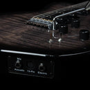 Godin XTSA 3 Voice Electric Guitar ~ Trans Black Flame