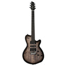 Godin XTSA 3 Voice Electric Guitar ~ Trans Black Flame