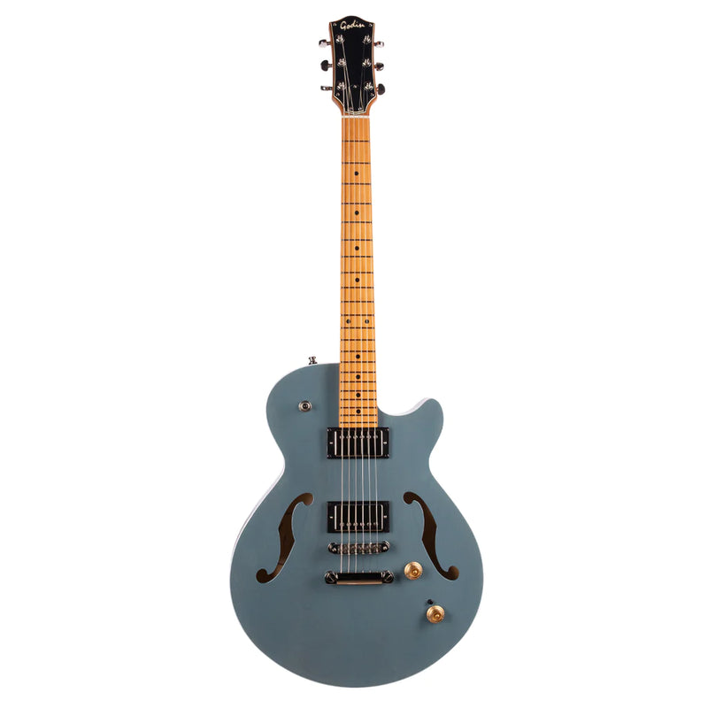 Godin Montreal Premiere Pro Semi-Acoustic Guitar ~ Aztek Blue