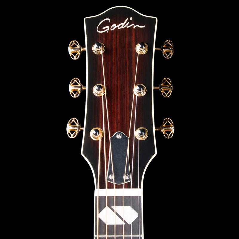 Black Godin Connaisseur Mini Jumbo Electro-Acoustic Guitar