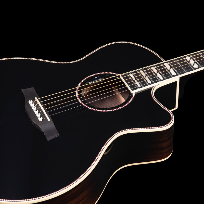 Black Godin Connaisseur Mini Jumbo Electro-Acoustic Guitar