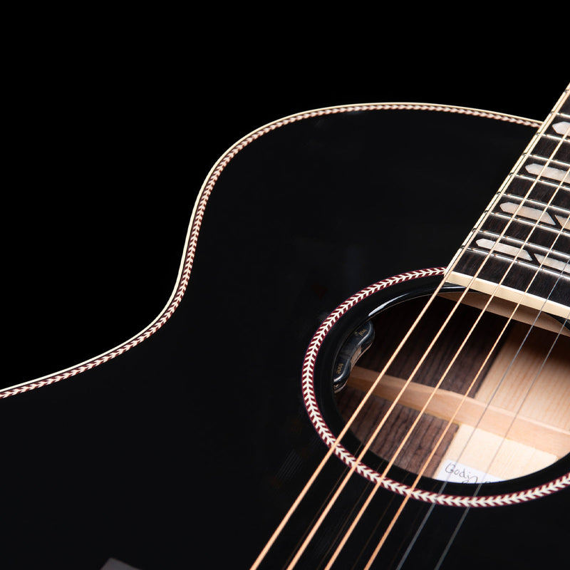 Black Godin Connaisseur Mini Jumbo Electro-Acoustic Guitar