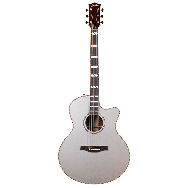Satina Grey Godin Connaisseur Mini Jumbo Electro-Acoustic Guitar