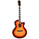 Sunsetburst Godin Connaisseur Mahogany Mini Jumbo Electro-Acoustic Guitar