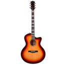 Sunsetburst Godin Connaisseur Mahogany Mini Jumbo Electro-Acoustic Guitar
