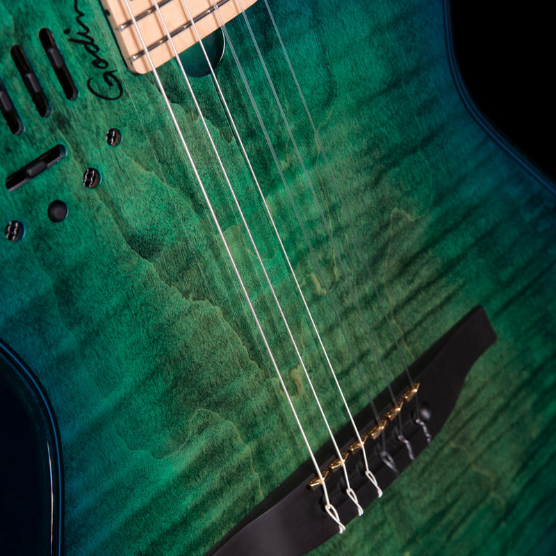 Opal Burst Godin Mutliac Mundial Deluxe Limited Electric Guitar