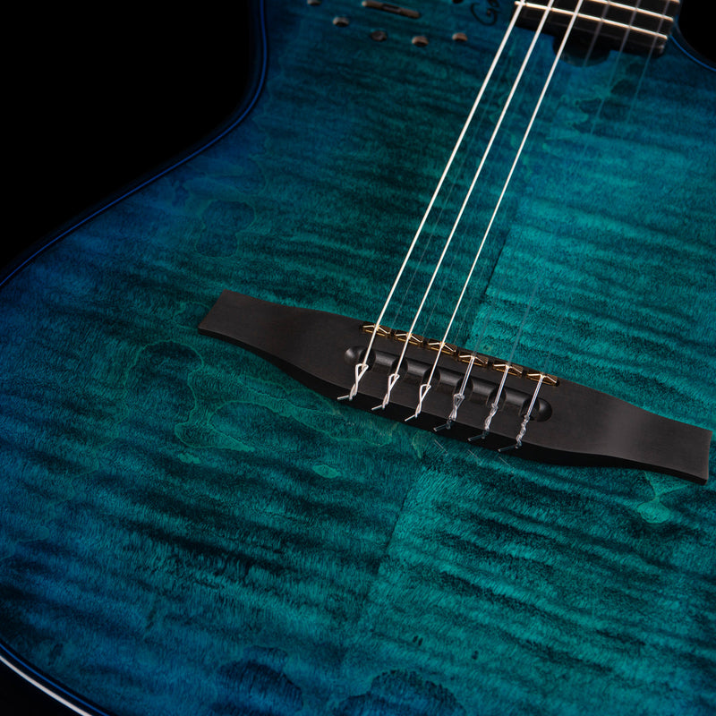 Ocean Burst Godin Mutliac Mundial Deluxe Limited Electric Guitar