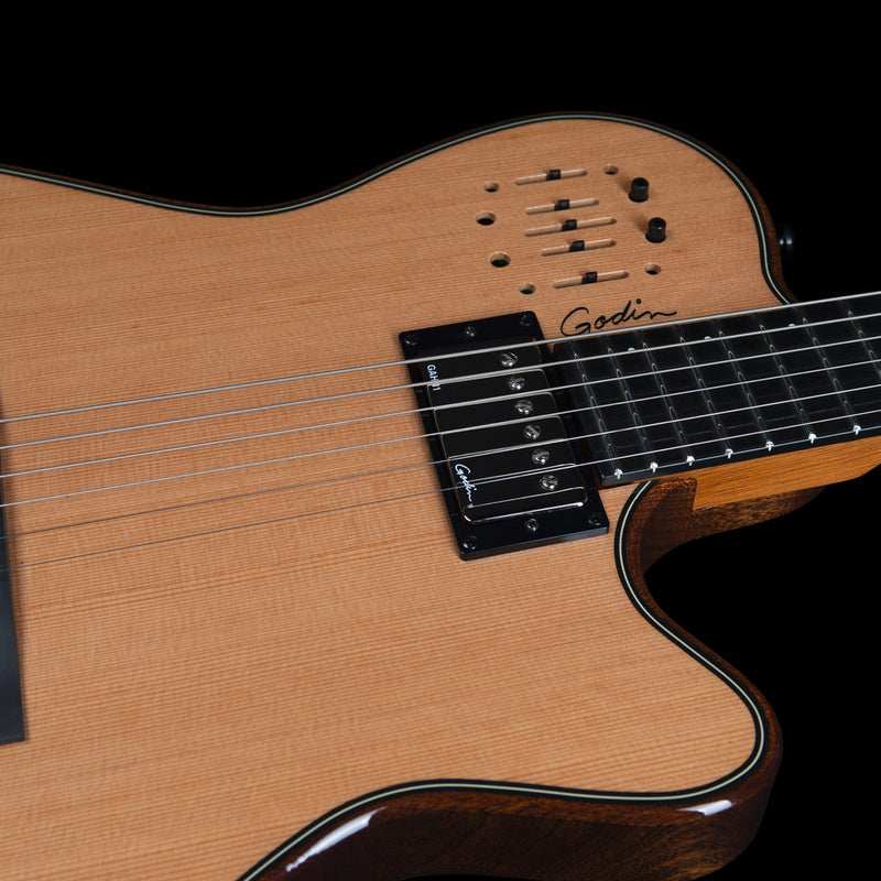 Natural Godin A6 Ultra Deluxe Electric Guitar