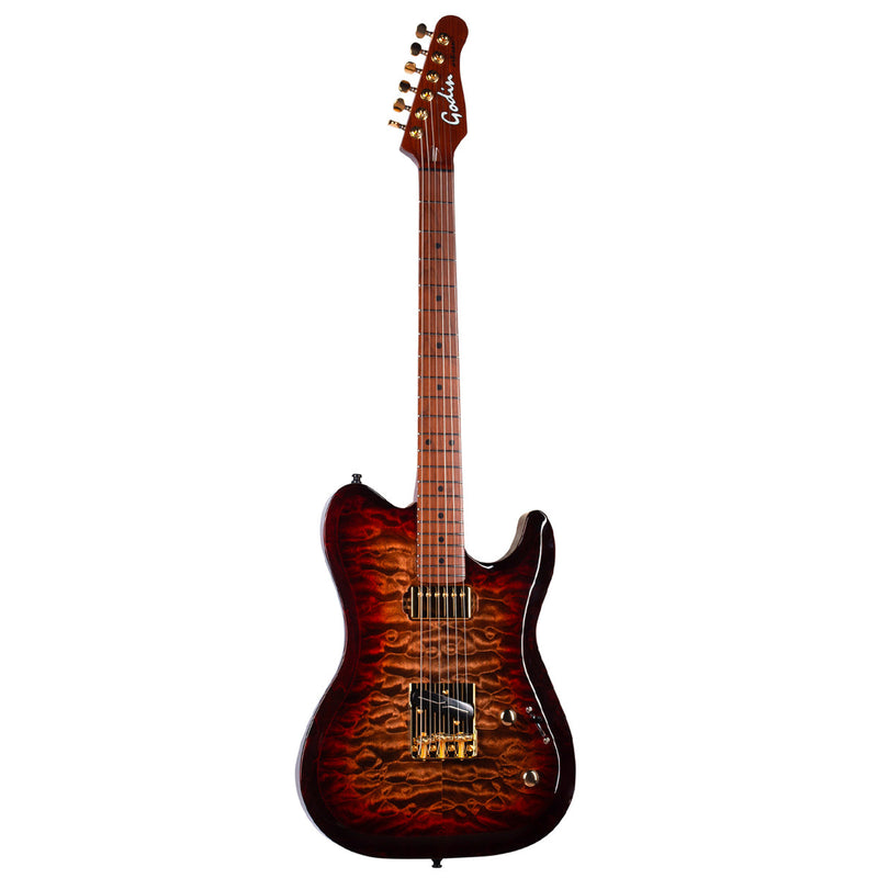 Whiskeyburst Godin Artisan TC Electric Guitar