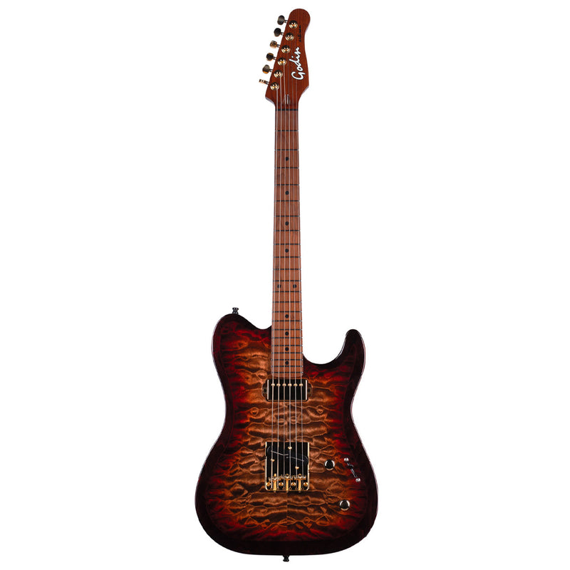 Whiskeyburst Godin Artisan TC Electric Guitar