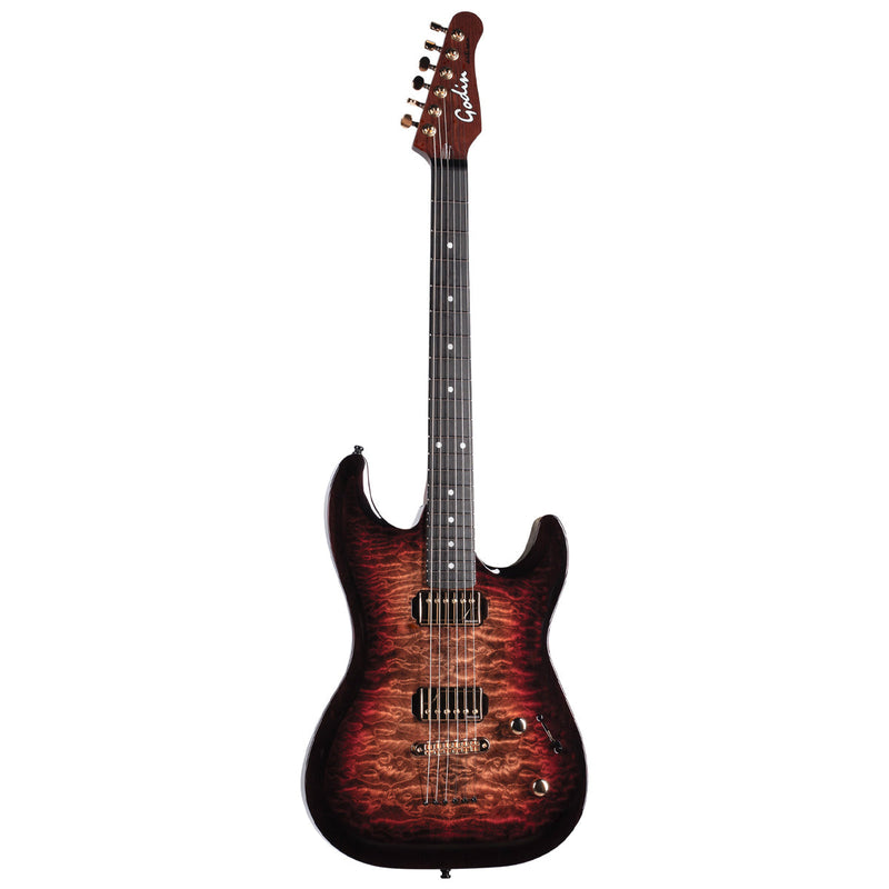Whiskeyburst Godin Artisan ST-II Electric Guitar 