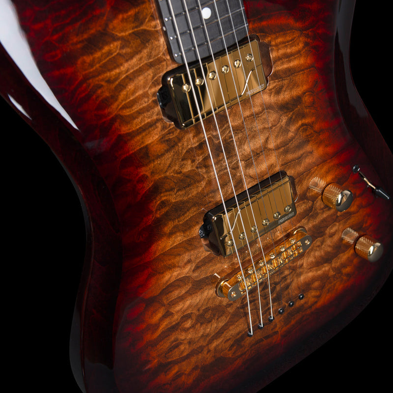 Whiskeyburst Godin Artisan ST-II Electric Guitar 