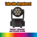 KAM Mini 7pc Moving Head Light