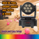 KAM Mini 7pc Moving Head Light