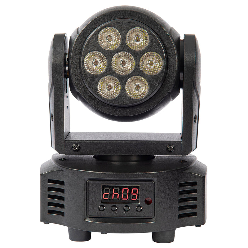 KAM Mini 7pc Moving Head Light