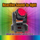 KAM Mini 7pc Moving Head Light