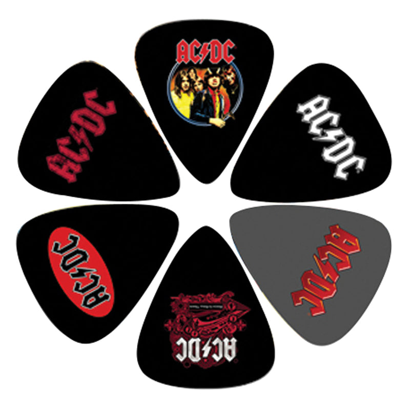 Perri's 6 Variety Guitar Pick Pack ~ AC/DC1