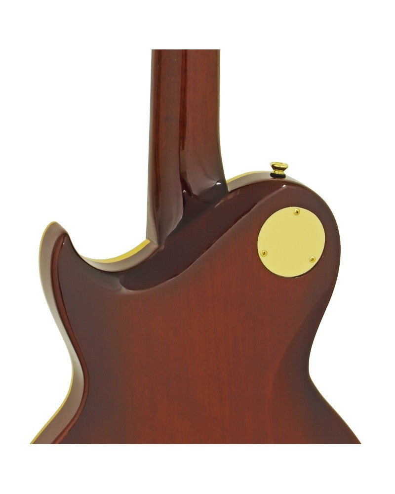 Aria Electric Guitar - PE F80 - Stained Brown