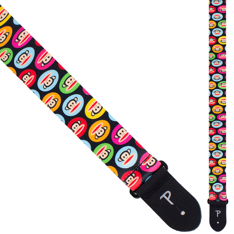 Perri's Polyester Guitar Strap ~ Paul Frank ~ Multi-Colour Mini Dots Julius