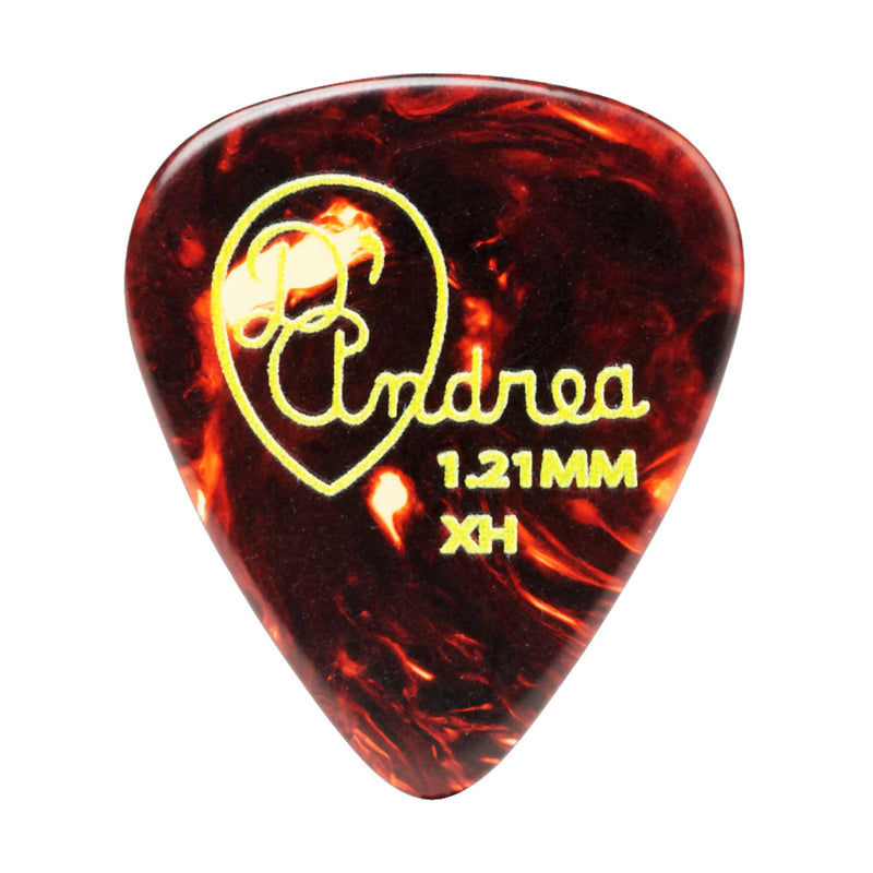 D'Andrea 351 Shell Celluloid Pick Tin ~ Extra Heavy ~ 12 picks