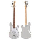 Metallic Silver Rapier Symphonic Bass Guitar